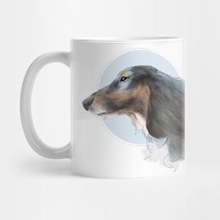 Dachshund Watercolor Illustration Mug